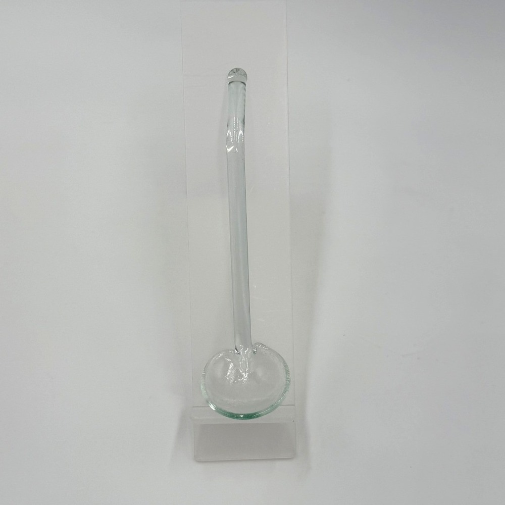 Vintage Hand Blown Glass Honey Dipper Wand Drizzler Clear Mid‎ Century Kitchen